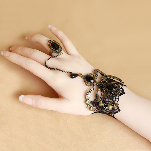 Title 2, Love Angel Wings Bracciale in pizzo