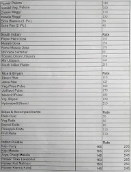 Chhabra's Take Away Pure Veg menu 3