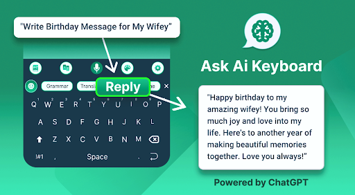 Screenshot Ai Chat Keyboard Generate Text