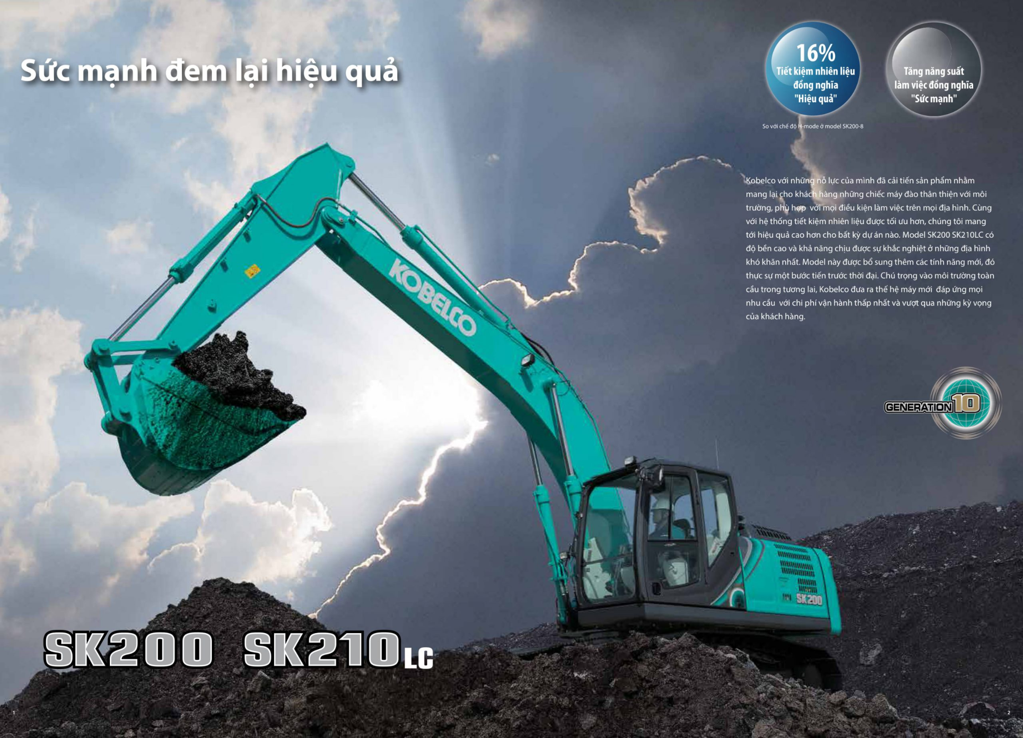 Bình Minh là địa chỉ được nhiều khách hàng lựa chọn mua máy xúc đào Kobelco - Nhật Bản