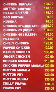 Taj Mahal Biriyani Catering menu 3