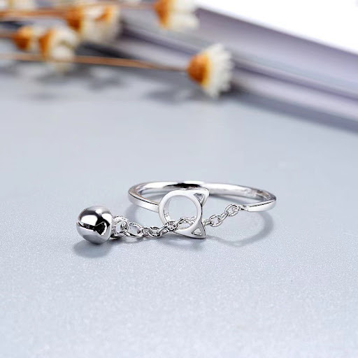 Title 4, Hollow Cat Bell Ring Simple Tassel Gentle sound...