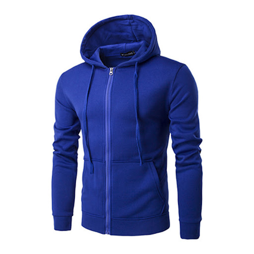 Title 2, Mens cardigan sweater with zipper hood for ult...