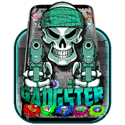 Graffiti Gangster Skull Theme  Icon