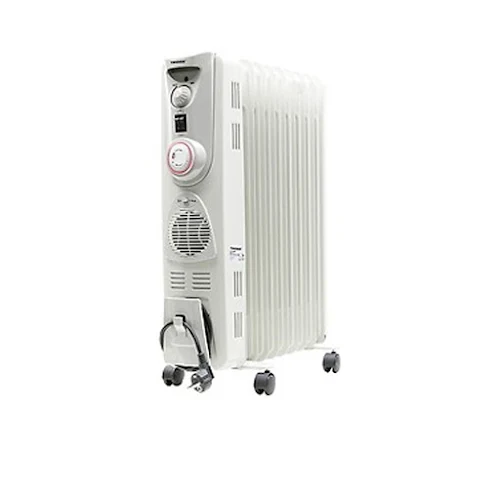 Lò sưởi dầu 11 thanh TIROSS 2400W (có giá phơi, hộp đựng nước) TS924