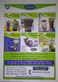 Natural Fresh Ice Cream menu 2