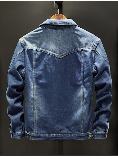 Title 4, Denim plus fleece jacket — Stay warm and stylis...