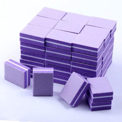 Title 18, Two-sided mini nail file block for smooth, perf...