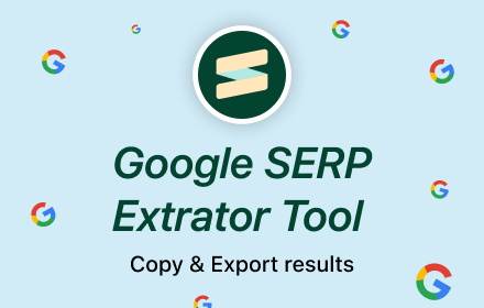 Google SERP Extractor Tool small promo image