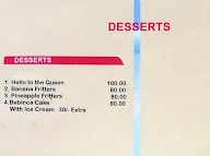 Avalon Sunset menu 5