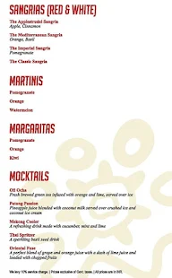 The Red Turtle - Pan Asian Bistro menu 2