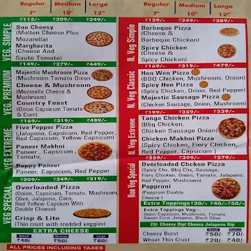 King's Cafe menu 