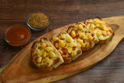 Corn Cheese Garlic Bread