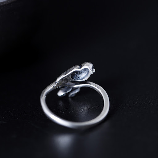 Title 5, S925 Silver Minimalist Creative Branch Vintage ...