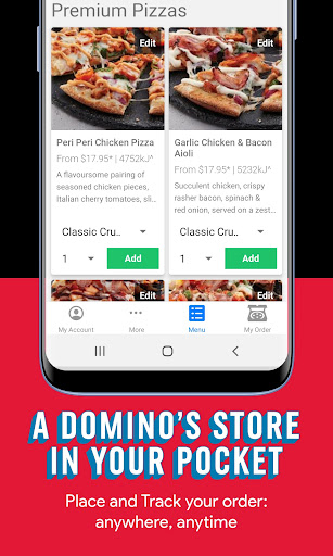 Screenshot Domino’s