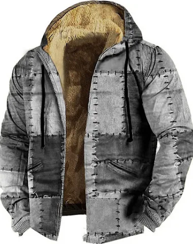 Sudadera con capucha y forro marrón - 2