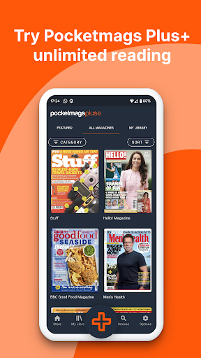 Screenshot Pocketmags Magazine Newsstand