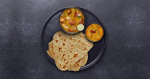 Masala Chicken - Paratha Thali