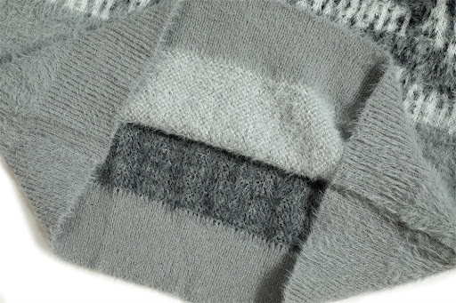 Title 6, Jacquard English Letters Mink-like Loose Casual...