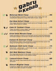 Gabru Di Chaap menu 3