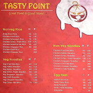 Hotel Tasty Point menu 1