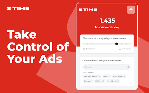 TIME: Block and Control Ads