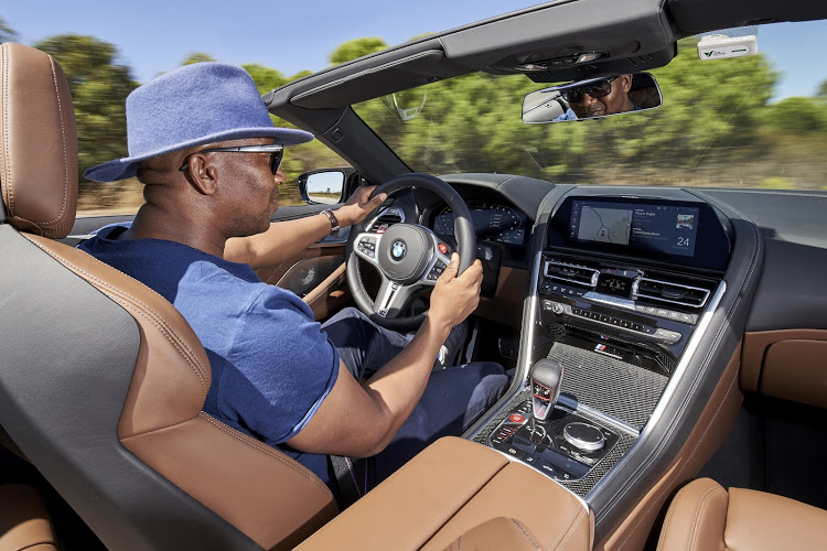 The only departure from the regular 8 Series cabin is a new digital menu layout made for easier access and the appearance of an extra M Mode button on the centre tunnel.