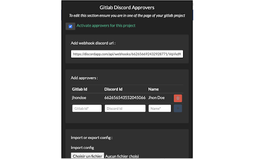 Gitlab Discord Approvers