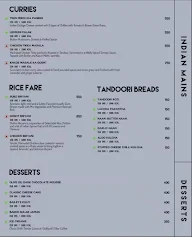 5ive The Skybar By Radisson menu 5