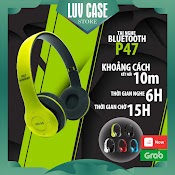 Tai Nghe Chụp Tai Bluetooth Headphone Không Dây 5.0 P47 Dễ Thương Trend Tiktok