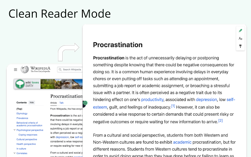 Reader Mode + Notes & Annotations - Web Highlights