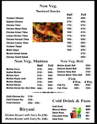 Delhi 6 Zaika menu 1