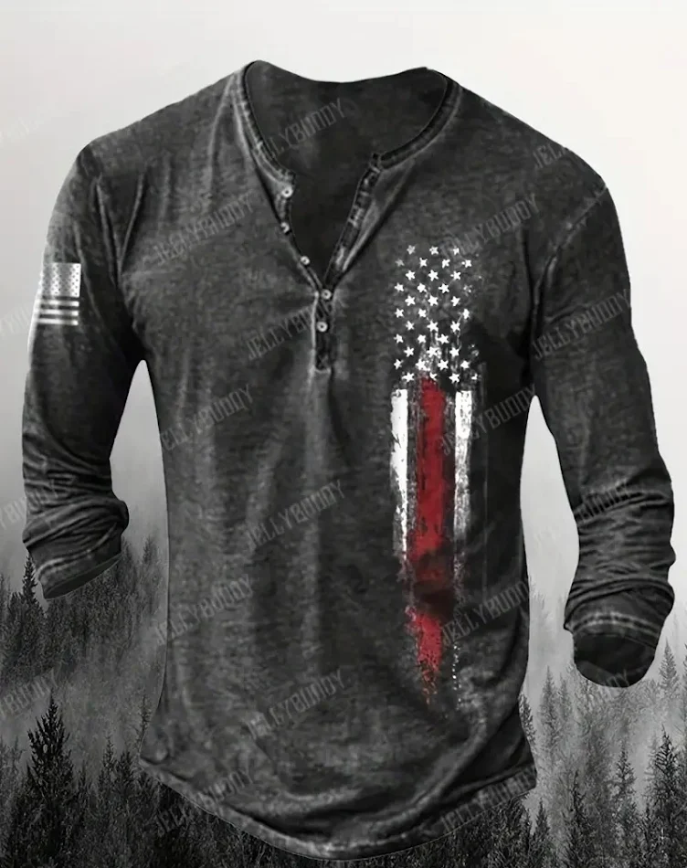 Chemise homme décontractée à manches longues avec impression numérique, confortable et tendance, parfaite pour un style casual original et moderne au quotidien.