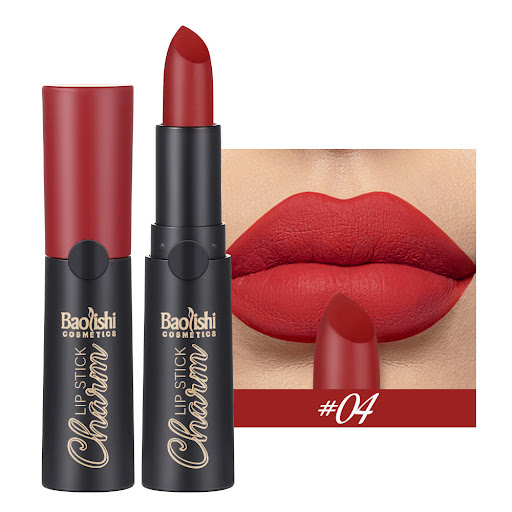 Title 2, Matte Lipstick with a matte surface that is eas...