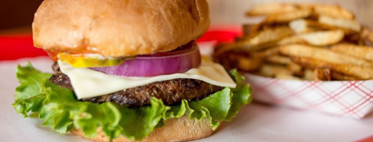 Certified Angus Beef, Tender Bison, or All-Natural Beef Burgers with optional GF bun from local (certified) GF Bakery! Fries and Onion Rings (and much more!) are also made with GF batter!