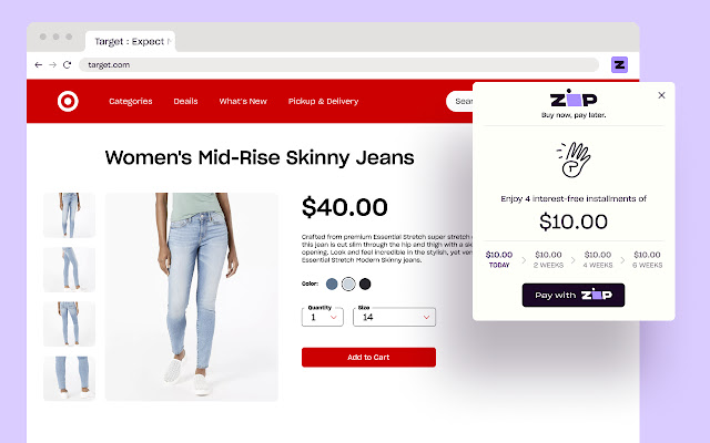 Zip buy now, pay later - Chrome Web Store