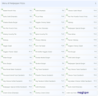 Redpepper Pizza menu 1