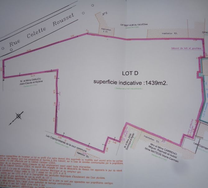 Vente terrain à batir  1439 m² à Ecouen (95440), 440 000 €