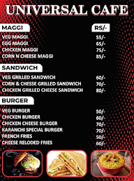 Universal Cafe menu 5