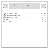 Cake & Celebration menu 1