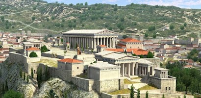 Acropolis educational 3D scene Screenshot