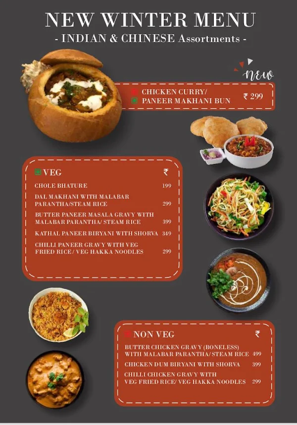 PappaRoti menu 