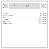 Choudhary Sweets menu 1