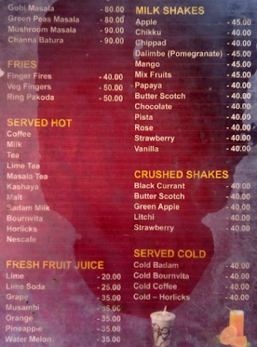 Suchi Restaurant menu 