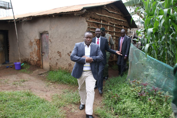 Senior officers visiting prison housing units in Eldoret on March 4th 2018