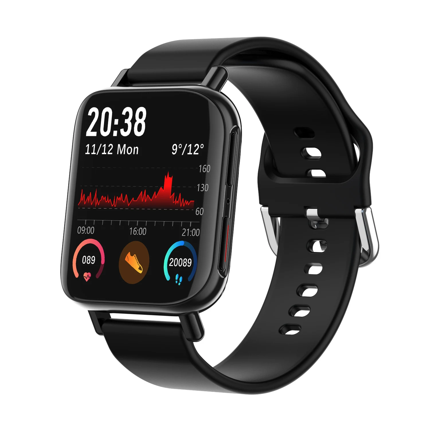 Title 1, Smartwatch mit Herzfrequenz, Blutdruckmessung, ...