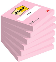 Notatblokk POST-IT 76x76 rosa (6) (Org.nr.7100259211)