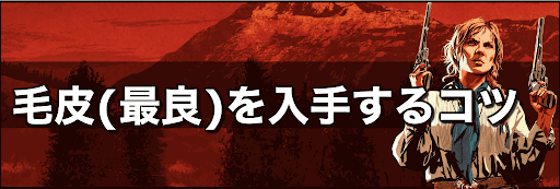 Rdr2 毛皮 最良 入手するコツとおすすめ武器 神ゲー攻略