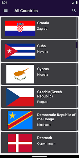 Screenshot Flags of the World Quiz