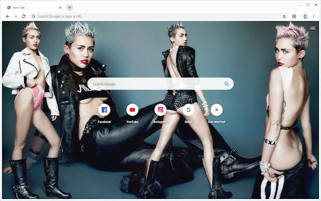 Miley Cyrus Wallpapers New Tab